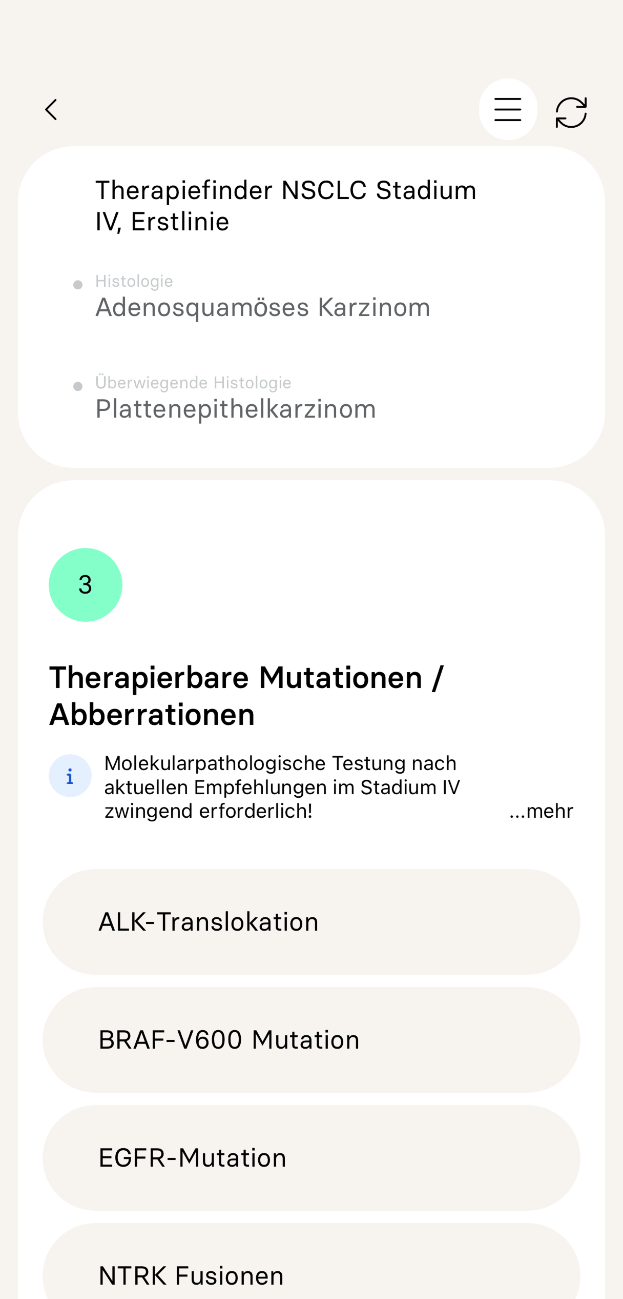 Molekularpathologische Parameter